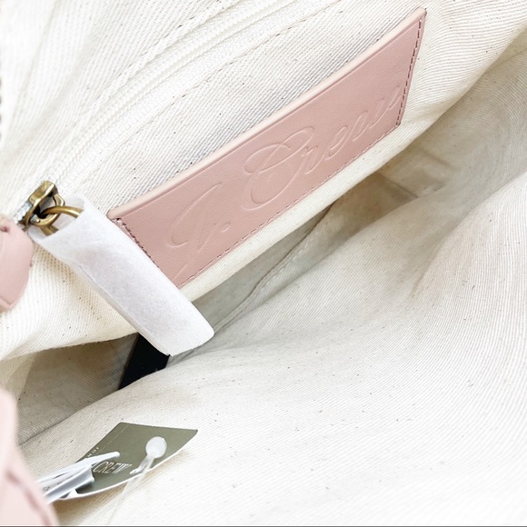 🆕{J. Crew} Oslo Soft Pink Pebble Leather Bucket CrossBody Bag - Picture 13 of 16